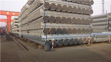 צינור פלדה עגול מגולוון חם GI Pipe צינור פלדה מגולוון מראש