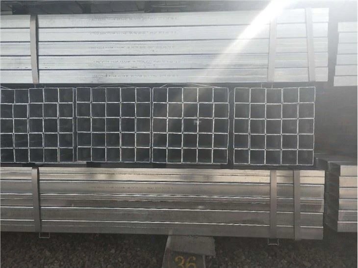 Steel Hollow Section Galvanized Pipe 40x40 75x75 Welded Rectangular Square Steel Tube